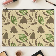 Folk Floral Pattern  Flowers Print  Cosmetic Bag (xxxl) by Eskimos