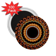 Mandala - 0009 - A Fast 24 2 25  Magnets (100 Pack)  by WetdryvacsLair