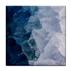 Storm Blue Ocean Tile Coaster by goljakoff