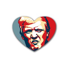 Trump Pop Art Heart Coaster (4 Pack)  by goljakoff