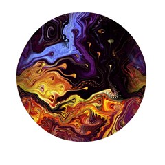 Nebula Starry Night Skies Abstract Art Mini Round Pill Box (pack Of 3) by CrypticFragmentsDesign