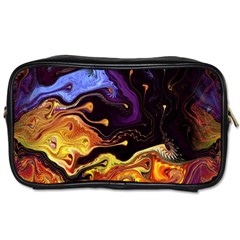 Nebula Starry Night Skies Abstract Art Toiletries Bag (two Sides) by CrypticFragmentsDesign