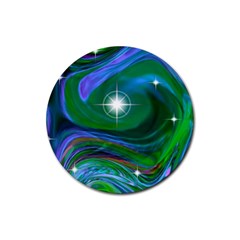 Night Sky Rubber Coaster (round)  by LW41021