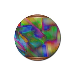 Prisma Colors Rubber Round Coaster (4 Pack)  by LW41021