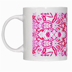 Pink Petals White Mugs by LW323