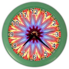 Passion Flower Color Wall Clock by LW323