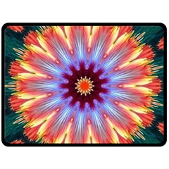 Passion Flower Fleece Blanket (large)  by LW323