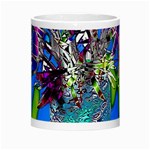 Exotic Flowers in Vase Morph Mugs Center