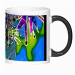 Exotic Flowers in Vase Morph Mugs Right