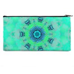 Blue green  Twist Pencil Case Back