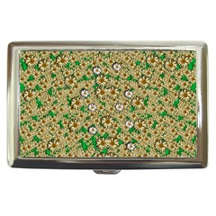 Florals In The Green Season In Perfect  Ornate Calm Harmony Cigarette Money Case by pepitasart