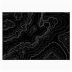 Topography map Large Glasses Cloth (2 Sides) Front