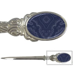 Blue Topography Letter Opener by goljakoff