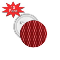 Stars Red Ink 1 75  Buttons (10 Pack) by goljakoff