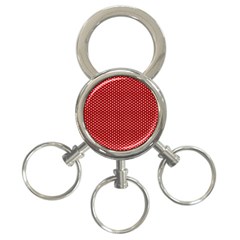 Stars Red Ink 3-ring Key Chain by goljakoff