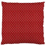 Stars Red ink Large Cushion Case (Two Sides) Back