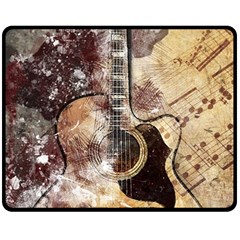 Guitar Fleece Blanket (medium)  by LW323