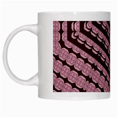 Burgundy White Mugs by LW323