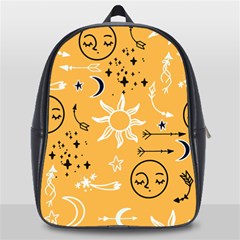 Pattern Mystic Color2 School Bag (large) by alllovelyideas