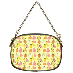 Tropical Fruits Pattern  Chain Purse (one Side) by gloriasanchez