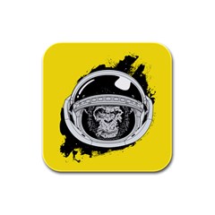 Spacemonkey Rubber Square Coaster (4 Pack)  by goljakoff