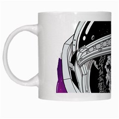 Spacemonkey White Mugs by goljakoff