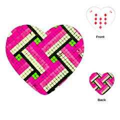 Pop Art Mosaic Playing Cards Single Design (heart) by essentialimage365