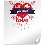 all you need is love Canvas 20  x 24  19.57 x23.15  Canvas - 1