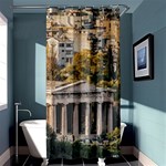 Athens Aerial View Landscape Photo Shower Curtain 36  x 72  (Stall)  Curtain(36 X72 ) - 33.26 x66.24  Curtain(36 X72 )