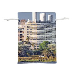 Urban Coastal Scene, Montevideo Uruguay Lightweight Drawstring Pouch (m) by dflcprintsclothing