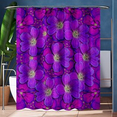 Fantasy Flowers In Paradise Calm Style Shower Curtain 60  X 72  (medium)  by pepitasart