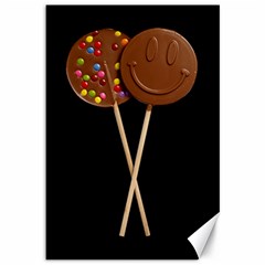 Lollipop Canvas 12  X 18  by snackkingdom