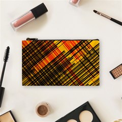 Root Humanity Orange Yellow And Black Cosmetic Bag (small) by WetdryvacsLair