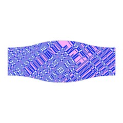 Root Humanity Barcode Purple Pink And Galuboi Stretchable Headband by WetdryvacsLair