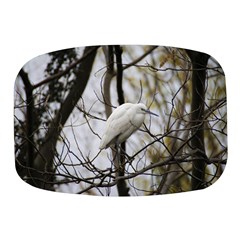 White Egret Mini Square Pill Box by SomethingForEveryone