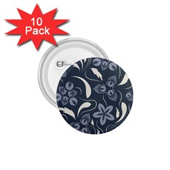 Folk Flowers Pattern  1 75  Buttons (10 Pack) by Eskimos