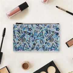 Science-education-doodle-background Cosmetic Bag (small) by Sapixe