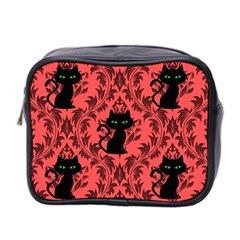 Cat Pattern Mini Toiletries Bag (two Sides) by NerdySparkleGoth