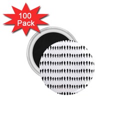 Athletic Running Graphic Silhouette Pattern 1 75  Magnets (100 Pack)  by dflcprintsclothing