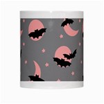 Bat White Mugs Center