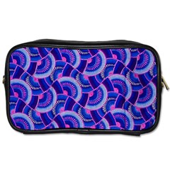 Digital Waves Toiletries Bag (two Sides) by Sparkle