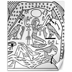 Egyptian-hieroglyphics-history-seb Canvas 16  X 20  by Sudhe