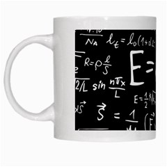 Science-albert-einstein-formula-mathematics-physics-special-relativity White Mugs by Sudhe