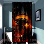 Dragon Fire Fantasy Art Shower Curtain 36  x 72  (Stall)  Curtain(36 X72 ) - 33.26 x66.24  Curtain(36 X72 )