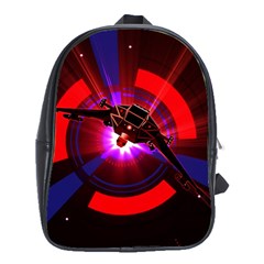 Science-fiction-cover-adventure School Bag (xl) by Sudhe