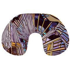 Abstract-drawing-design-modern Travel Neck Pillow by Sudhe