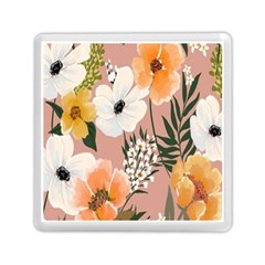 Floral Memory Card Reader (square) by Sparkle