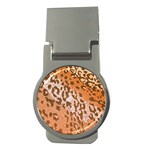 Leopard-knitted Money Clips (Round)  Front