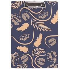 Folk Flowers Pattern  A4 Clipboard by Eskimos