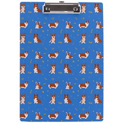 Cute Corgi Dogs A4 Clipboard by SychEva